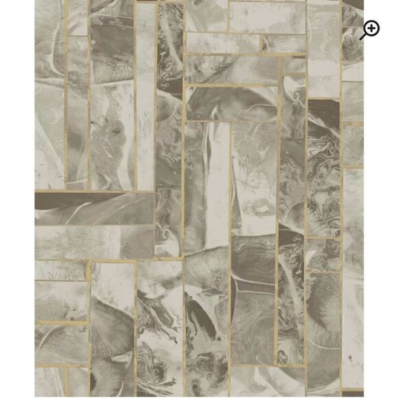 York Wallcoverings, Candice Olson's Natural Splendor, Taupe and Gold, NWT - Picture 1 of 2